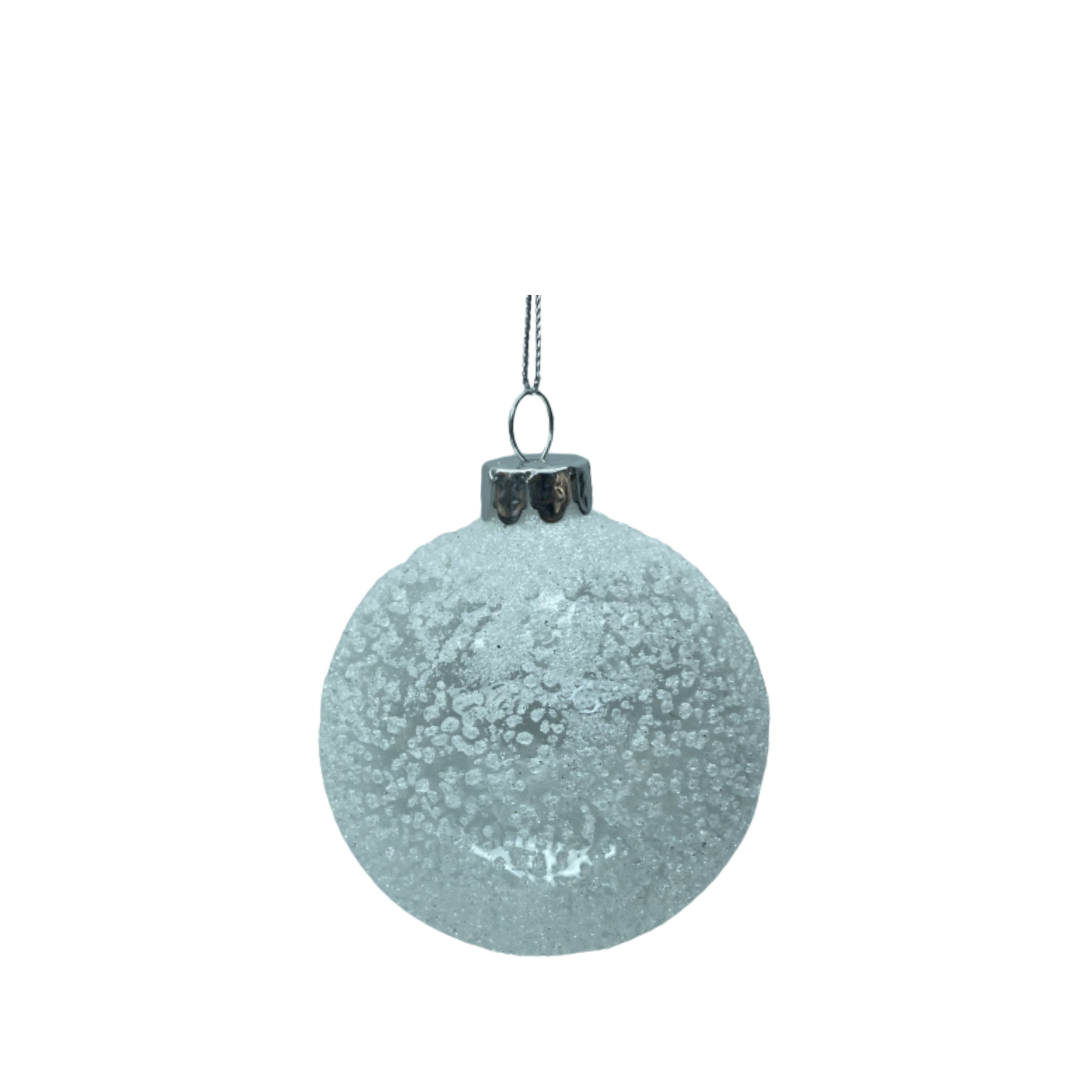 Weihnachtskugeln mit Schnee, 4 Stk.